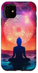 Coque pour iPhone 11 Siège lotus méditation Yoga