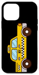 Coque pour iPhone 12 mini I Love New York City - Cool New York City Funny Yellow Taxi