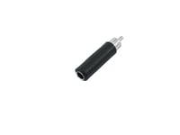 OMNITRONIC Adapter RCA(M)/Jack(F) 10x, Omnitronic Adapter RCA (Hane) / Telekontakt (Hona) 10x