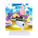 Banpresto Figurine d'action à Collectionner Majin Buu Dragon Ball Daima avec Panneau, 8 cm - BP28582P Multicolore, idéale pour Les Fans d'Anime