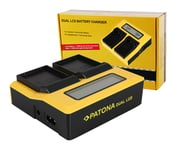 Patona Dual LCD USB Lader for Olympus BLH-1 OM-D EM-1 Mark 2 EM-1 Mark II 150607680