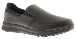 Skechers Mens Slip On Safety Shoes Work Relaxed Fit Nam UK Size