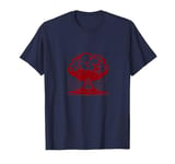 #snirt Atomic Mushroom T-Shirt Explosion Cloud Volcano Smoke T-Shirt