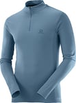 Salomon Explore T-shirt à manches longues sans coutures pour Homme, vêtement intermédiaire pour ski de fond, randonnée, snowboard