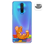 Coque Gel Transparent pour Xiaomi Pocophone Little X2 Design Léopard Dessins