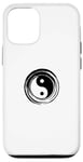 iPhone 12/12 Pro Small Circle Yin-Yang Black Case