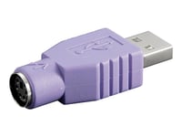 Goobay - Adapter För Tangentbord/Mus - Ps/2 (Hona) Till Usb (Hane)