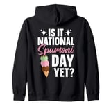 Italian Ice Cream Desser Lover Fresh Spumoni Ice Cream Zip Hoodie