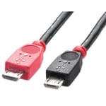 USB 2.0 OTG adapter kabel - Micro-B til Micro-B - 2 m