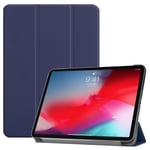 Etui Nouvel Apple Ipad Air 10,5 2019 Wifi - 4g/Lte Smartcover Pliable Bleu Navy Avec Stand - Housse Coque De Protection New Ipad Air 2019 10.5 Pouces - Accessoires Tablette Pochette Smart Case !