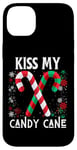 Coque pour iPhone 14 Plus Kiss My Candy Cane Fight Naughty Ugly Pull de Noël