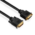 PureLink PI4300-050 Câble d'extension Dual Link DVI (WUXGA (1920x1200)), DVI-D femelle (24+1) à DVI-D mâle (24+1), certifié, 5,00m, noir