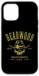 iPhone 12/12 Pro Deadwood South Dakota USA Skull Distressed Design Case