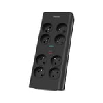 Philips Surge Protector Black 8 Ac