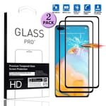 [2 Pc] Pour Huawei P40 Verre Trempé 3d Couverture Complète Ecran Film De Protection Ecran Huawei P40 6.11