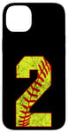 Coque pour iPhone 14 Plus Softball #2 Fast Pitch Love Softball Joueur préféré de la maman