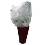 Lot de 5 housses de protection pour plantes - 0.8 x 1 m - 30g/m2 - Blanc - Linxor