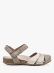 Hotter Denali Nubuck Sandals, Mink/Multi