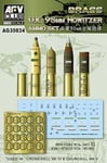 AFV Club AG35034 U.K. 95mm Howitzer Ammo Set-Brass GUN 1/35 Hobby Plastic Model