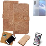 FOR Vivo X51 5G SMARTPHONE CASE COVER WALLETCASE CORK