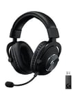 Logitechg Pro X Wireless Lightspeed Gaming Headset - Black