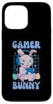 Coque pour iPhone 13 Pro Max Lapin de jeu de Pâques - Design de jeu de Pâques pour garçons et filles