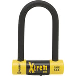 Lås auvray - Xtreme u svart gul lock bike härdat stål