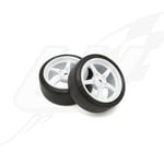 [FR] Kyosho Gomme Montate-Incollate FZ02 5-Spoke Bianco1:10 Fazer 2.0 (2) Rally