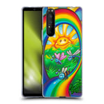 Head Case Designs Officially Licensed Drew Brophy Rainbow Ride Surf Art Soft Gel Case Compatible With Sony Xperia 1 II 5G