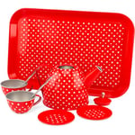 DINETTE Metal : Rouge A Pois