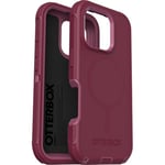 Otterbox Coque Defender Series MagSafe pour iPhone 16 Pro, Antichoc, résistante aux Chutes, Ultra Robuste, Coque de Protection, supporte 7X Plus de Chutes Que la Norme Militaire, Rouge