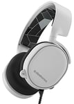 SteelSeries 61434 Arctis 3 [Legacy Edition], Casque Gaming, Toute la plateforme, PC , Mac , PlayStation 4 , Xbox One , Nintendo Switch , Mobile , VR - Blanc