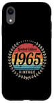 Coque pour iPhone XR Véritable design d'anniversaire vintage en édition limitée 1965