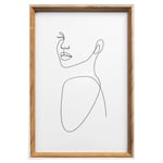 walther design Silhouette NW030H Cadre Photo, 20 x 30 cm, Naturel