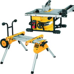 Scie sur table 1850W210 mm DEWALT - avec piètement - DWE7485RS-QS