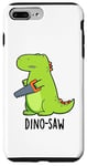 Coque pour iPhone 7 Plus/8 Plus Dino-saw Jeu de mots drôle dinosaure