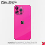 FLUORESCENT PINK iPhone 14 Pro Max Skin Decal Vinyl Sticker Wrap