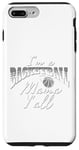 Coque pour iPhone 7 Plus/8 Plus Southern Moms Cadeau de basket-ball fantaisie pour femme Gris et blanc