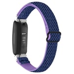 Fitbit Inspire 3 - Mjukt armband i vävd design Indigo