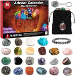 Advent Calendar 2023-24 Days Christmas Countdown with Natural Red Box 