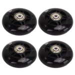 (4 PCS Inline Skate Flash Wheel Roller Skate PU Wheels Replacement Skate Whe