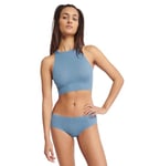 Sloggi Women's Zero Feel Bliss Crop Top Undershirt, Azura Blue, M