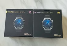 HUAWEI WATCH GT 3 Pro 46.6mm Titanium Case Black Fluoroelastomer Band New Sealed