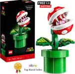 LEGO Super Mario Piranha Plant Set, Posable Character Figure Pipe & 2 Coin 71426