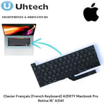 Clavier Français AZERTY MacBook Pro Retina 16" A2141