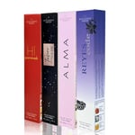 Coffret de 4 Parfums pour Femme. 33ml Cologne pour sac Eau de Parfum pour Fille pour Voyage, Rendez-vous, Shopping, Fête