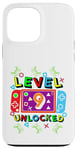 Coque pour iPhone 13 Pro Max Jeu vidéo Birthday Gamer 1Years Level Up Birthday Boy