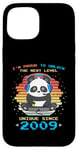 Coque pour iPhone 15 Né en 2009 Birthday Panda Gaming Unlock The Next Level