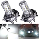 2pcs H4 80W Automotive led Replacement Ampoule led Ampoule Light Kit Super Luminous , Ultra Bright Car Headlight Bulbs