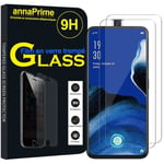 Pour Oppo Reno2 Z- Reno 2Z 6.53" PCKM70: Lot - Pack de 2 Films de protection écran Verre Trempé